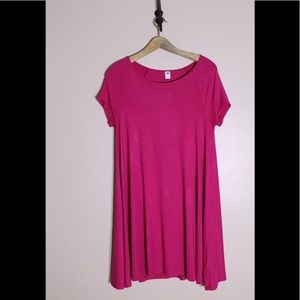 Pink T-Shirt Dress